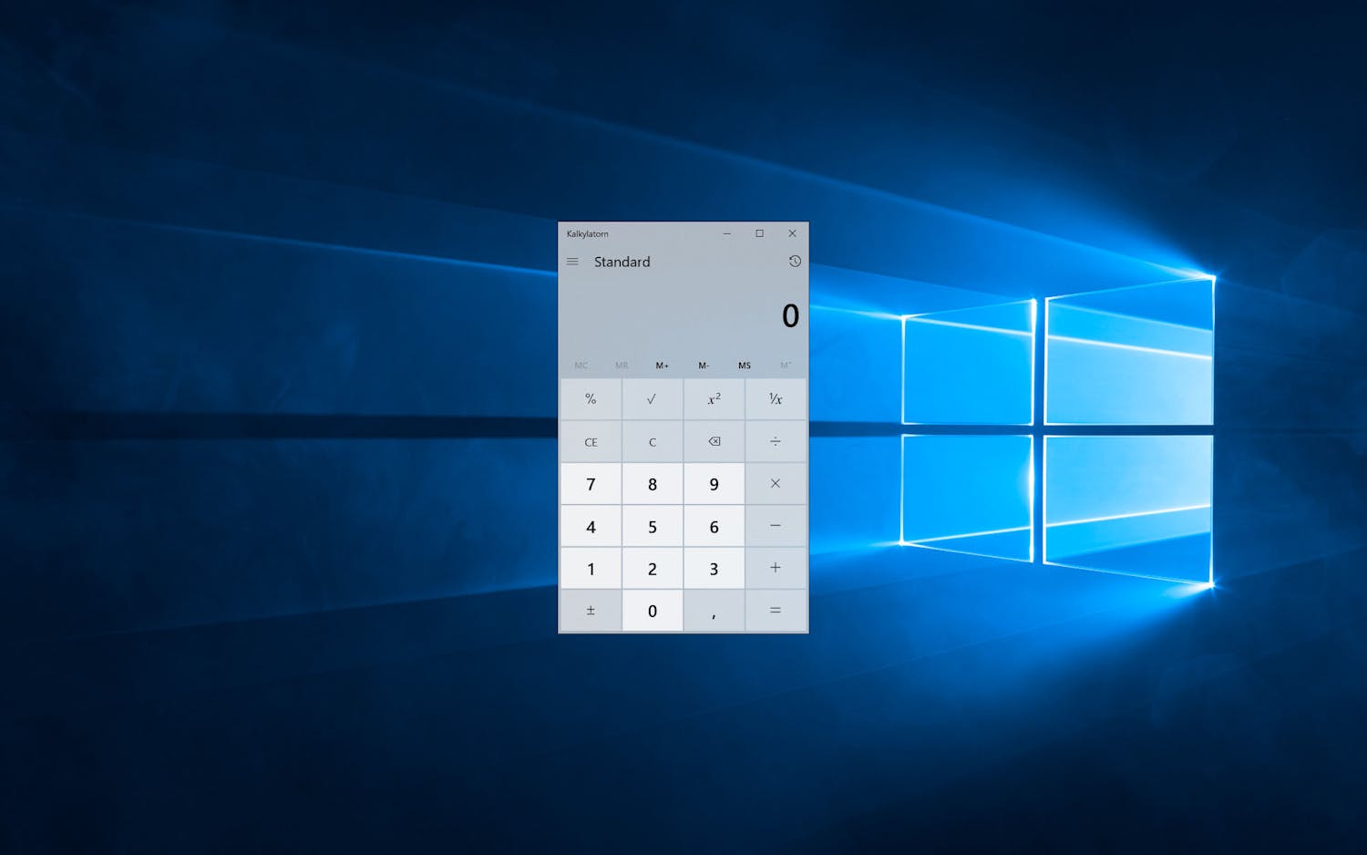 Kalkylatorn i Windows 10